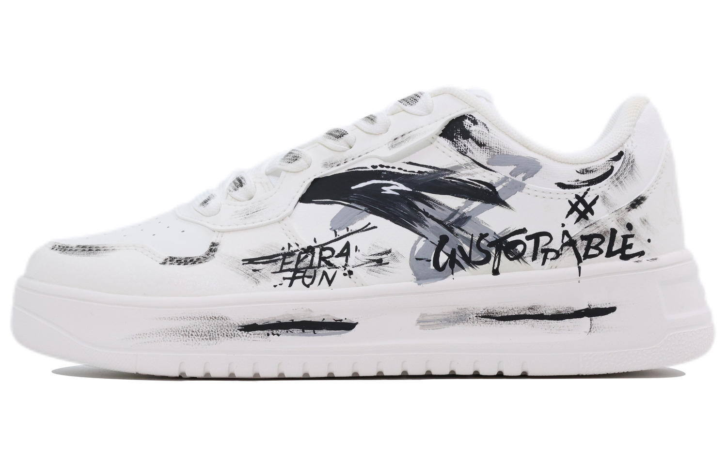 

Расслабленные нескользящие амортизирующие низкие кроссовки для скейтбординга men's ANTA, белый