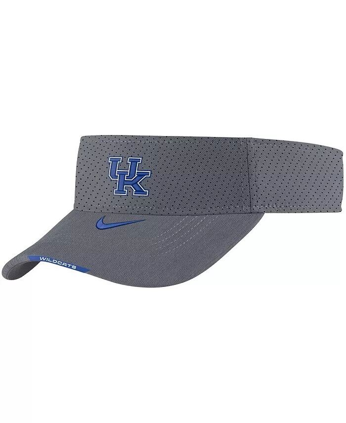

Мужской серый козырек Sideline Performance Kentucky Wildcats 2021 Nike, серый