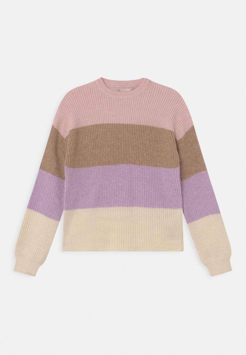 

Вязаный свитер KOGSANDY STRIPE Kids ONLY, цвет sepia rose/toasted coconut/crocus petal/whitecap gray