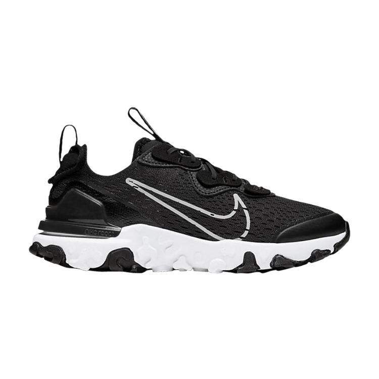 

Кроссовки React Vision GS 'Black White', черный