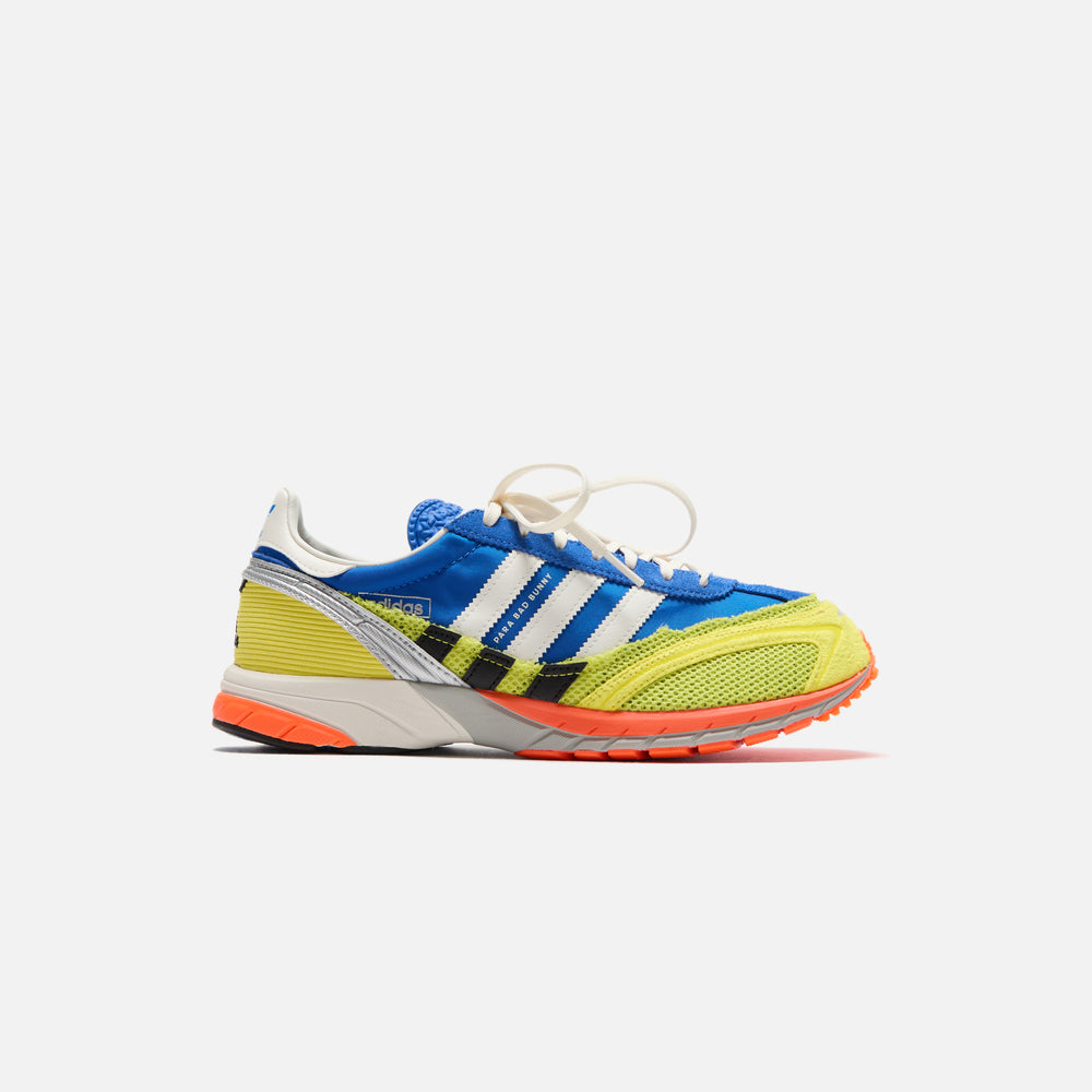 

Кроссовки adidas x Bad Bunny Adizero SL 72, цвет Blue/Core White/Shock Yellow