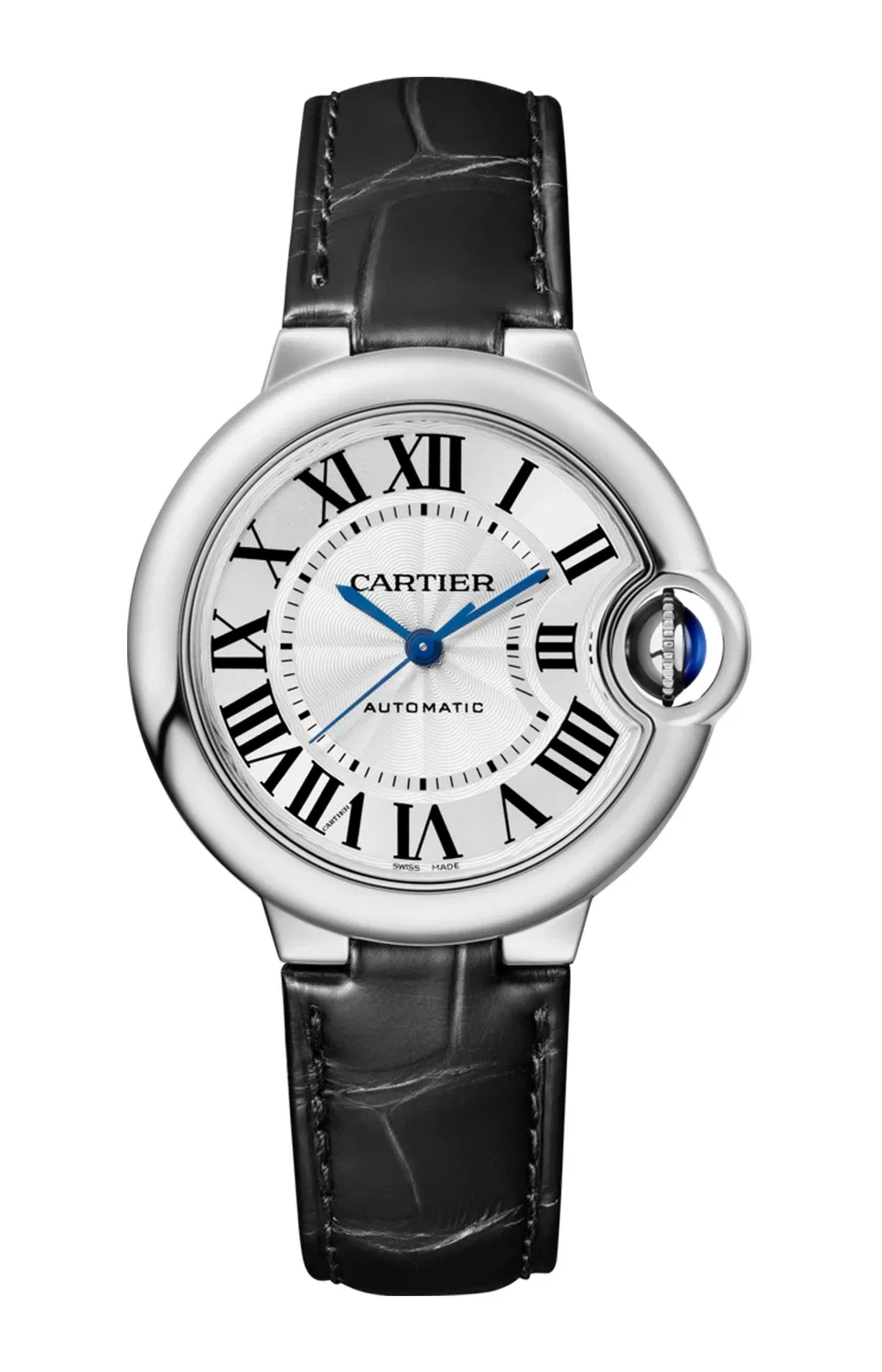 BALLON BLEU DE CARTIER 33 мм, сталь, кожа - WSBB0030, золотой