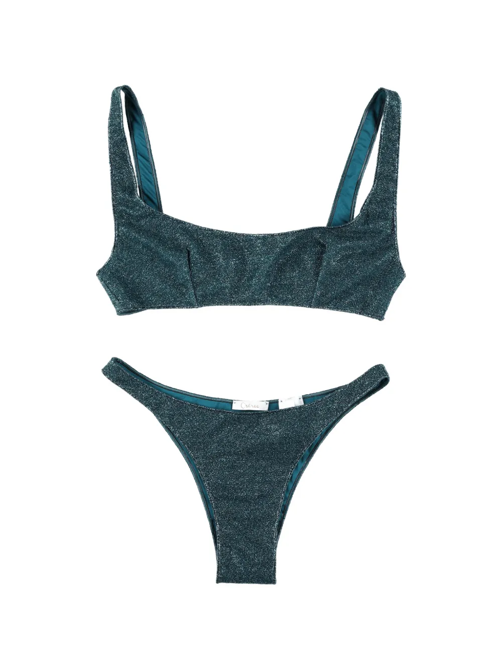 

Бикини с блестящим покрытием Oseree, зеленый