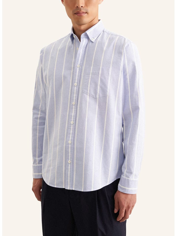 

Seidensticker Рубашка светло-голубого/белого цвета