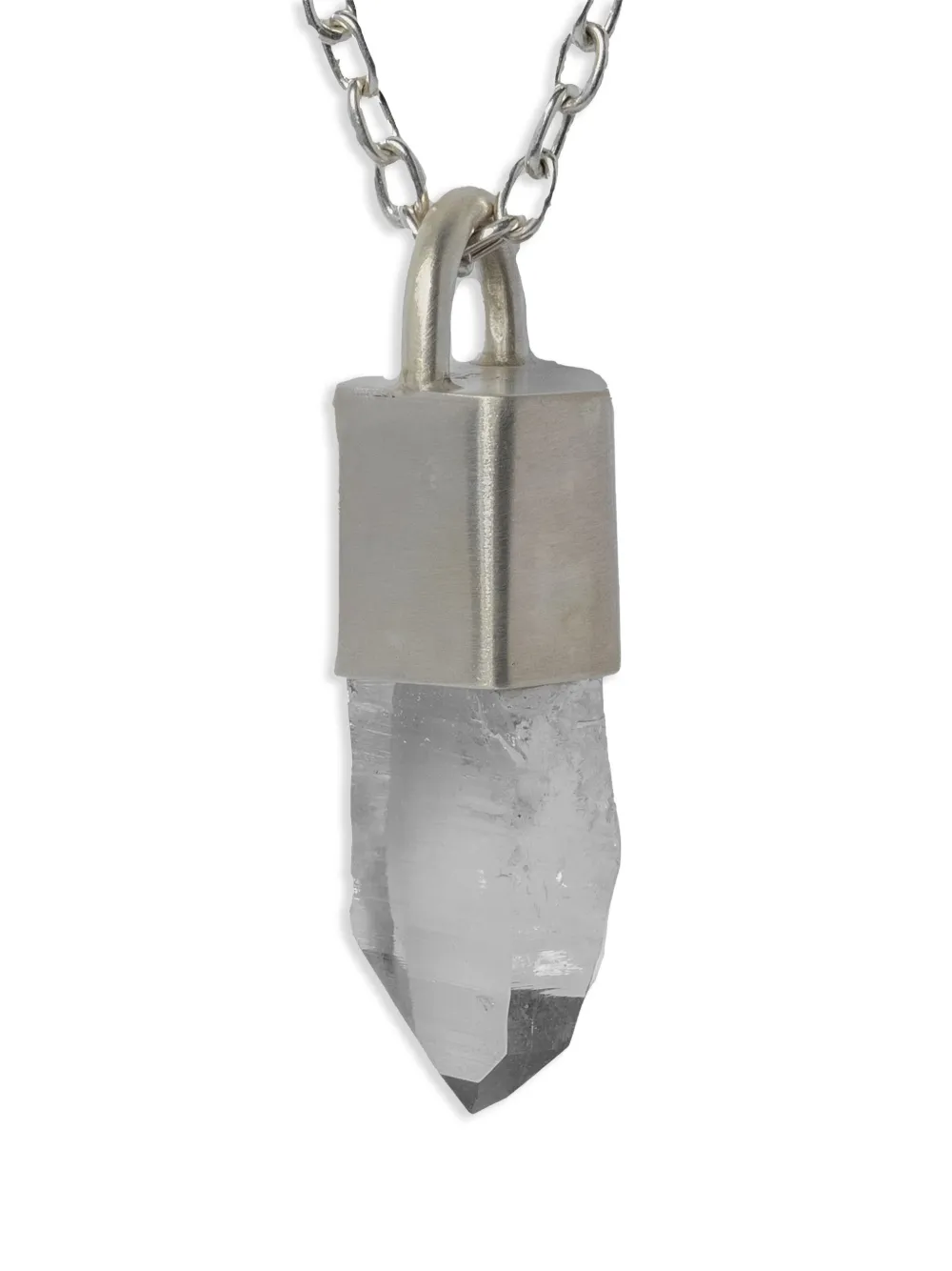 

Серебряное колье Talisman с кварцем Parts of Four, серебяный