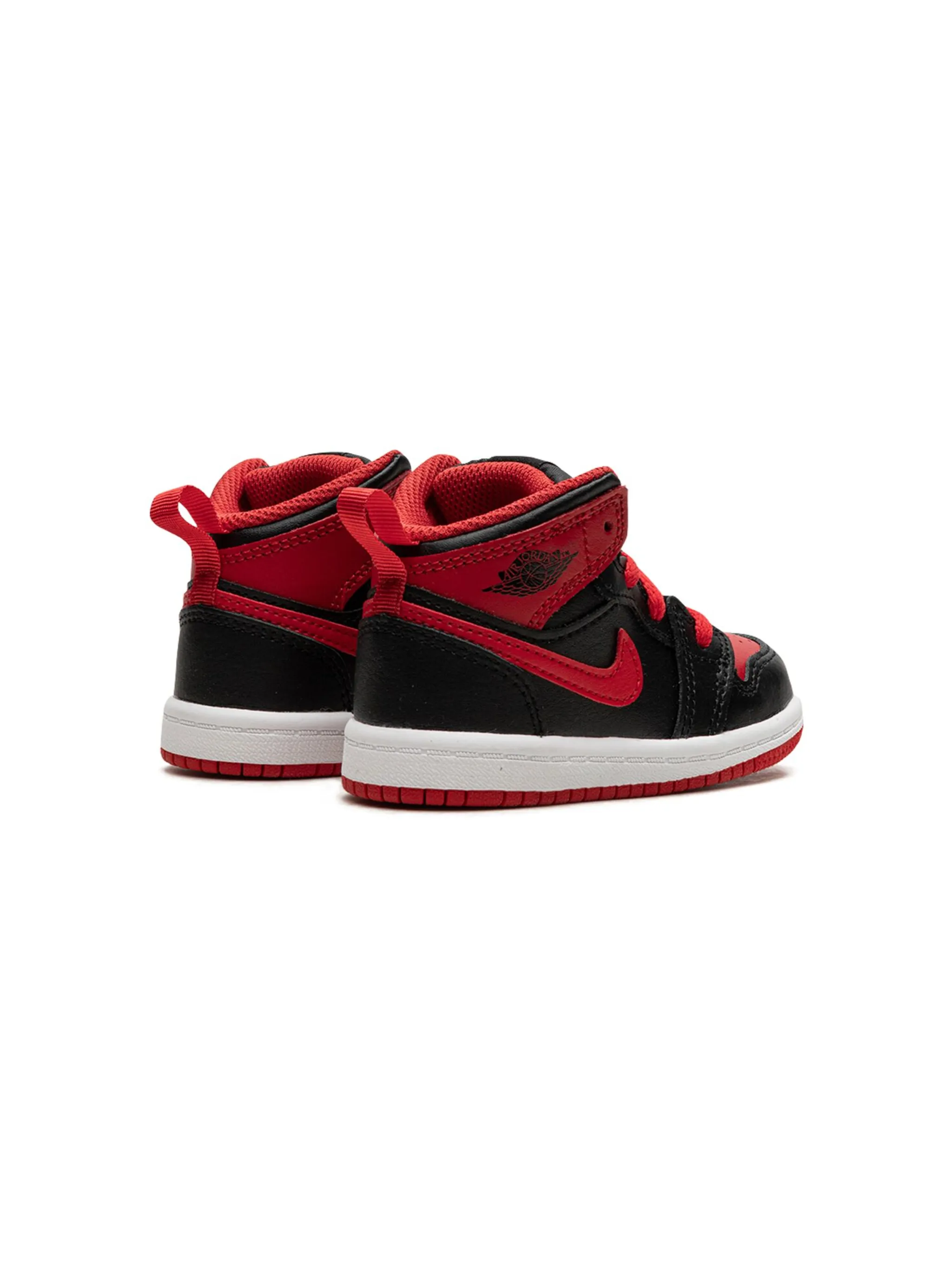 Кроссовки Air Jordan 1 Mid Alternate Bred Jordan Kids, красный — фото 3