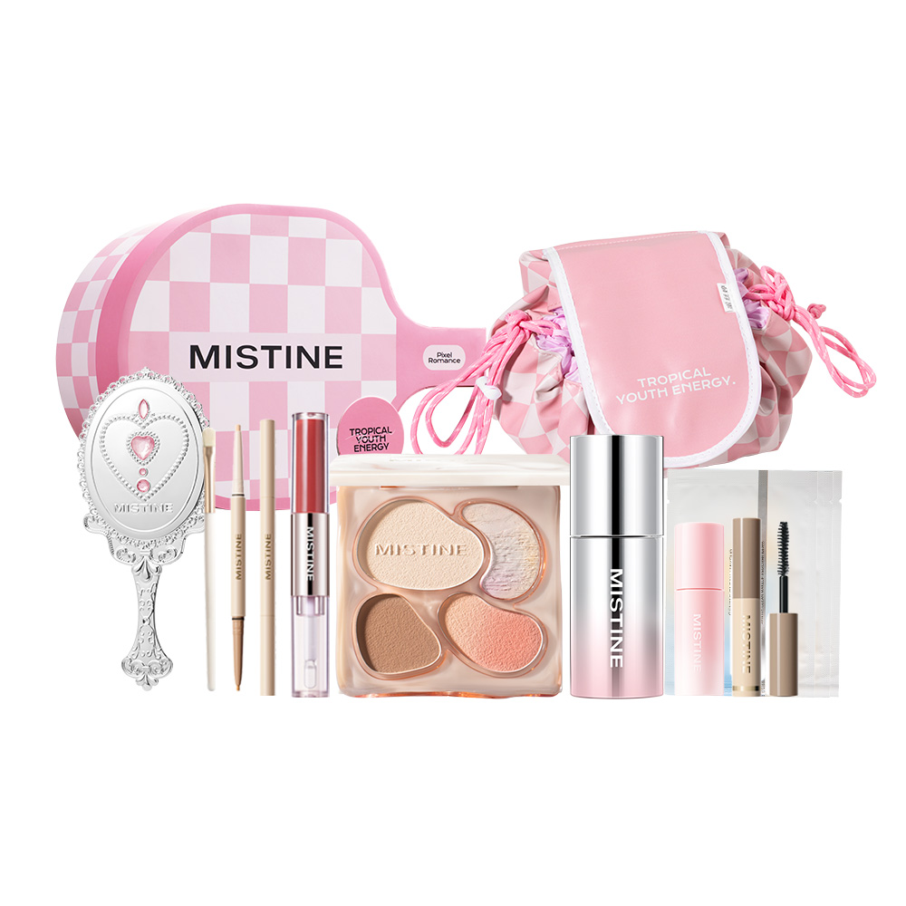 

Подарочный набор косметики с увлажняющим эффектом и зеркальным финишем без макияжа Mistine