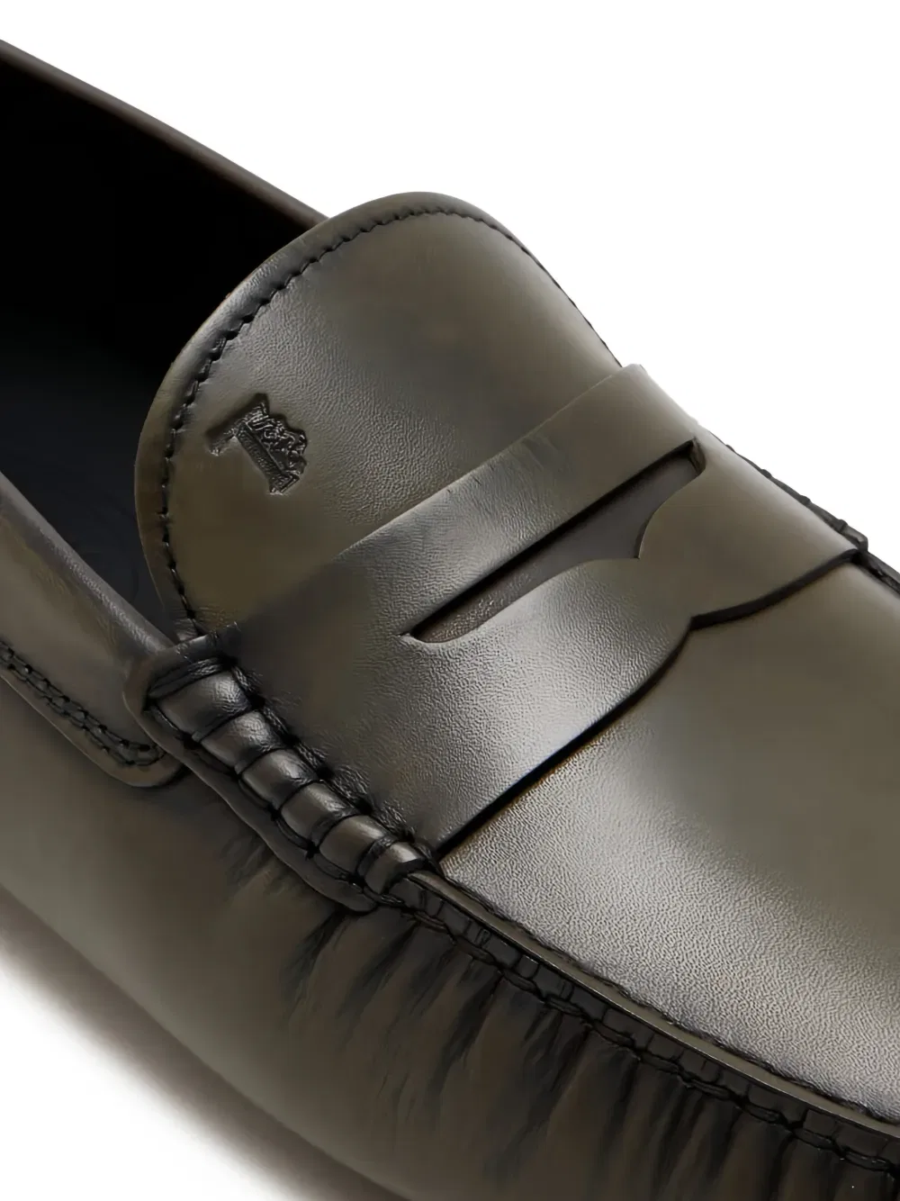 Лоферы Penny-slot Tod'S, зеленый — фото 4