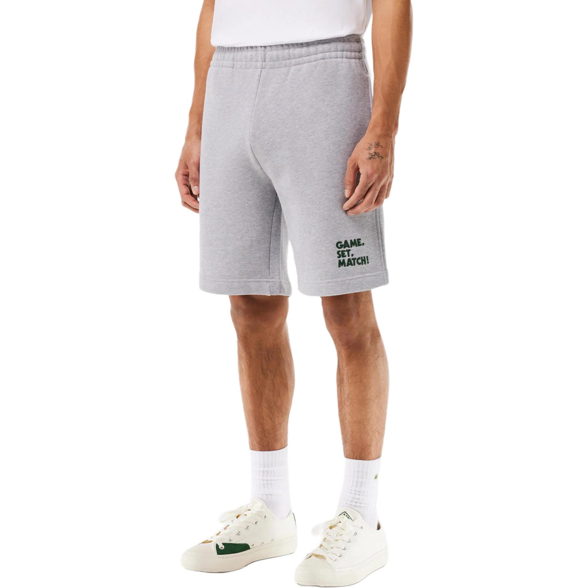 Повседневные шорты мужские Gray LACOSTE, серый серый — фото 3