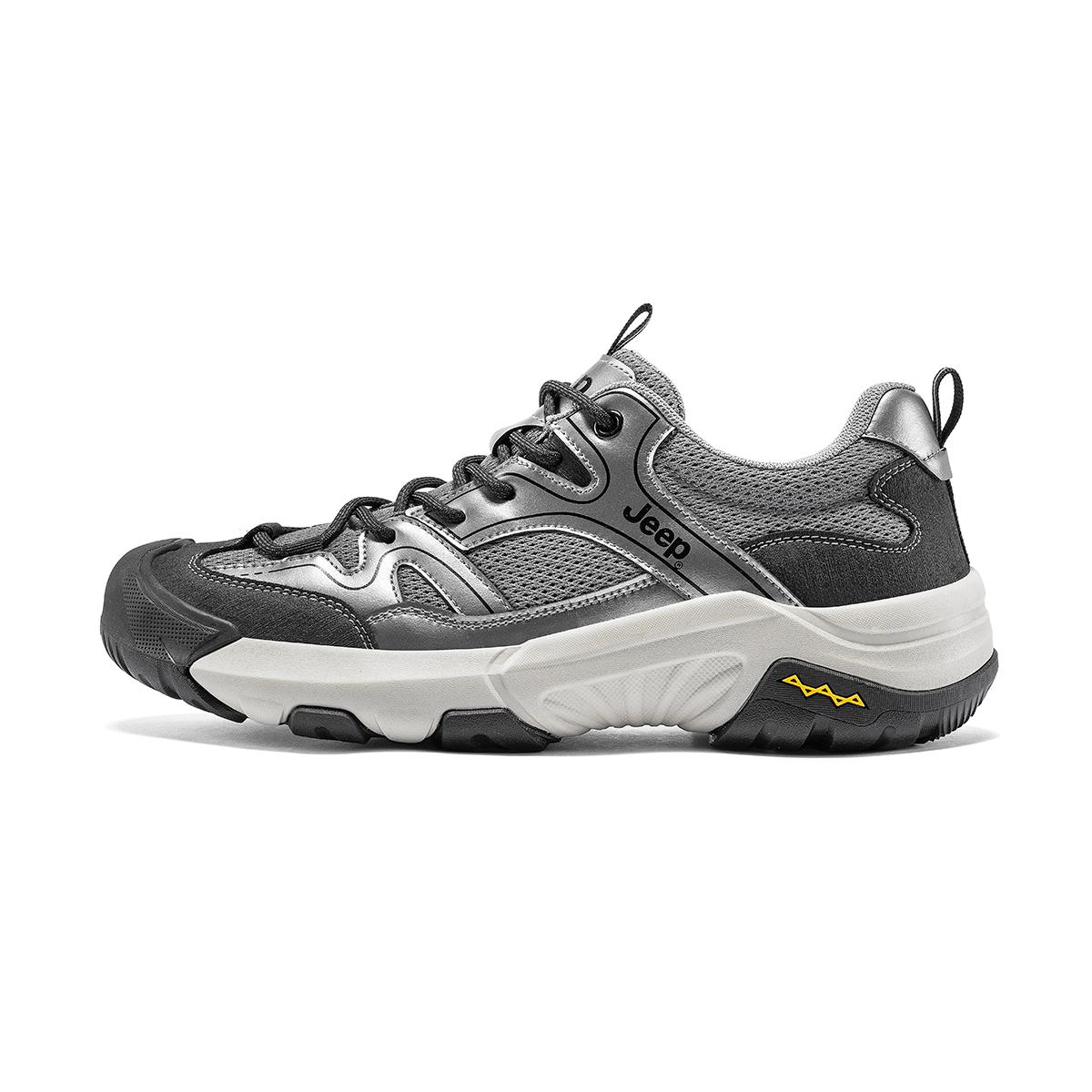 

Jeep Мужские низкие спортивные кроссовки для активного отдыха Fashion Sports Collection серебристо-серые, цвет Silver Gray