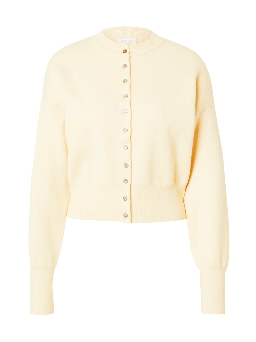 

Вязаный кардиган TOPSHOP Knit Cardigan, цвет pastel yellow