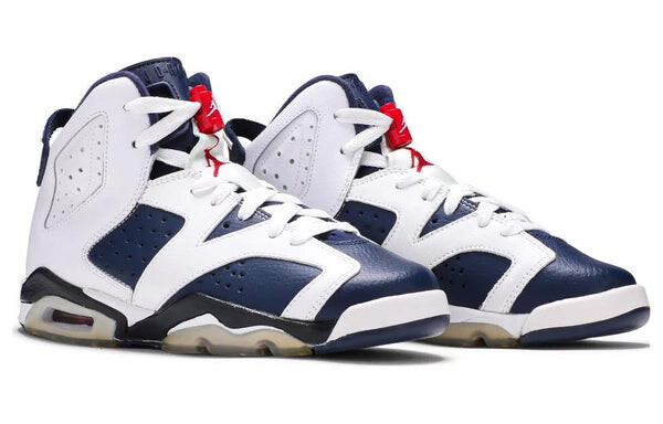 Кроссовки 6 ретро Air Jordan, белый — фото 3