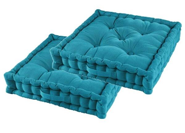 

Напольная подушка Dynamic24 Pacifique 2 шт, 45x10x45 см, бирюзовый