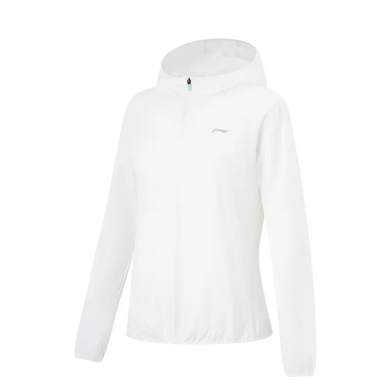 

LINING Куртка для бега женская стандартная белая, Standard White