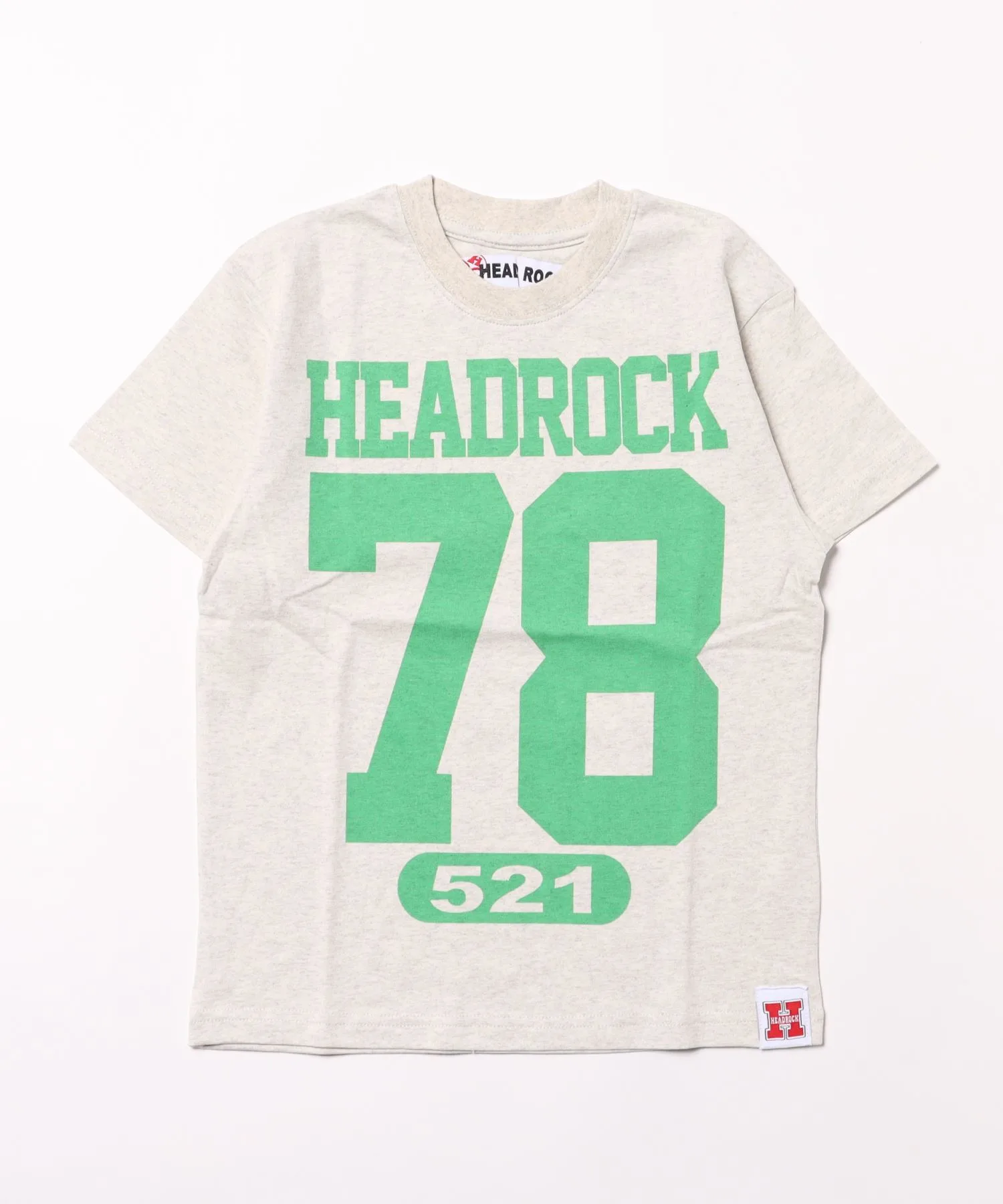 Детская футболка HEAD ROCK из хлопка с принтом Овсяный
