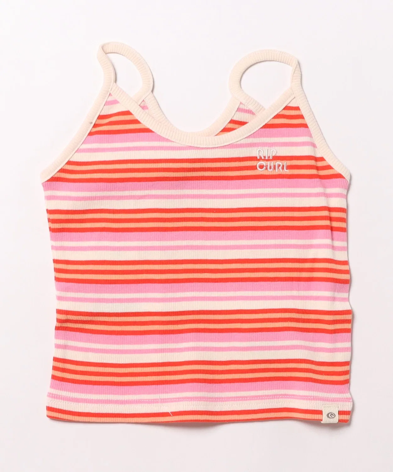 Детский топ-бордюр Rip Curl Sunrays Rib с логотипом, красный — фото 3