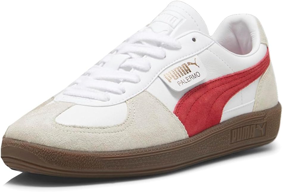 Кроссовки PUMA Palermo унисекс, белый/зеленый — фото 2
