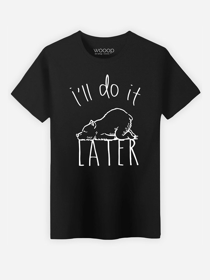 

Футболка I'll Do It Later WOOOP, черный