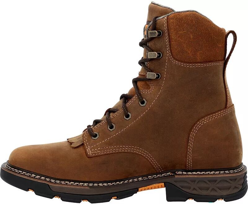 Georgia Boots Мужские 8-дюймовые водонепроницаемые рабочие ботинки Carbo-Tec FLX на шнуровке, коричневый — фото 3