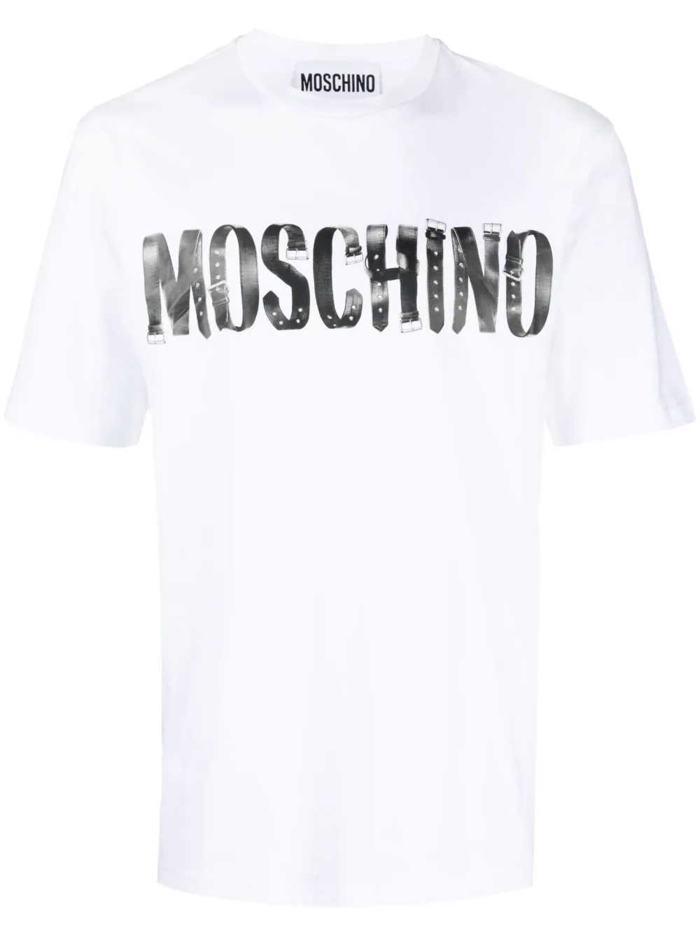 

Футболка с логотипом Moschino, белый