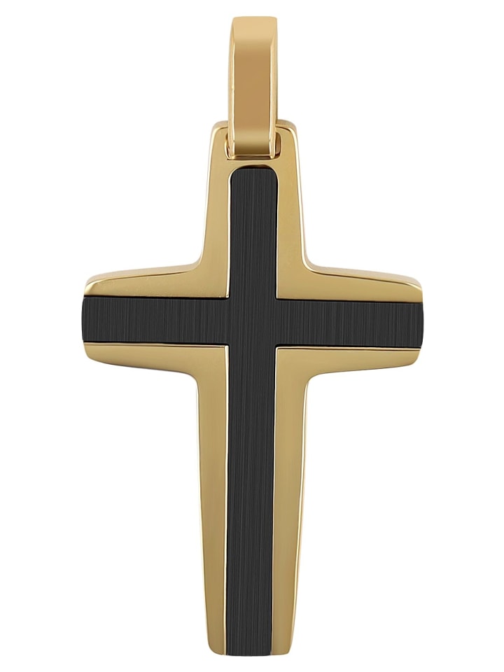 

Adeliás Универсальный кулон - крестообразный кулон из нержавеющей стали черного цвета