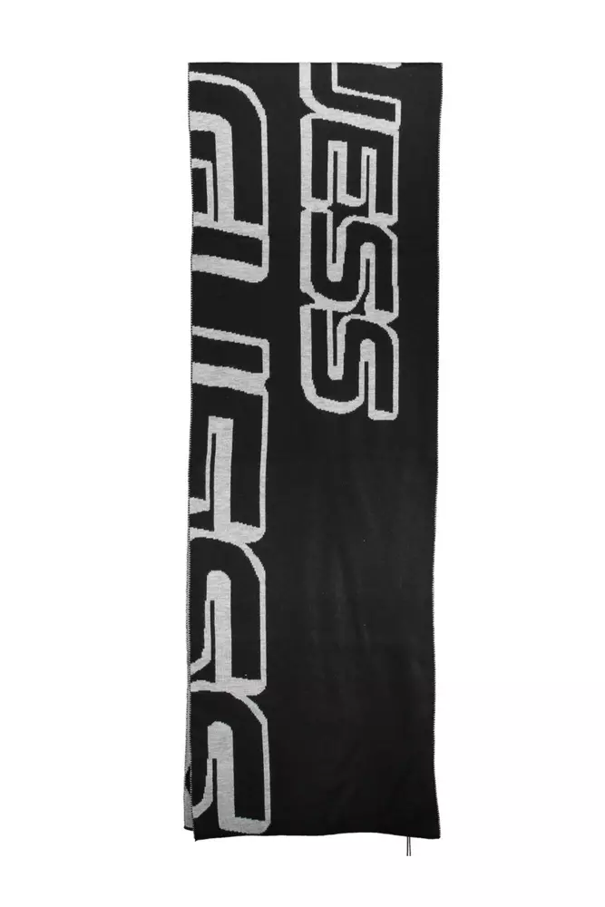 

Черный полиамидный мужской шарф Guess Shoes