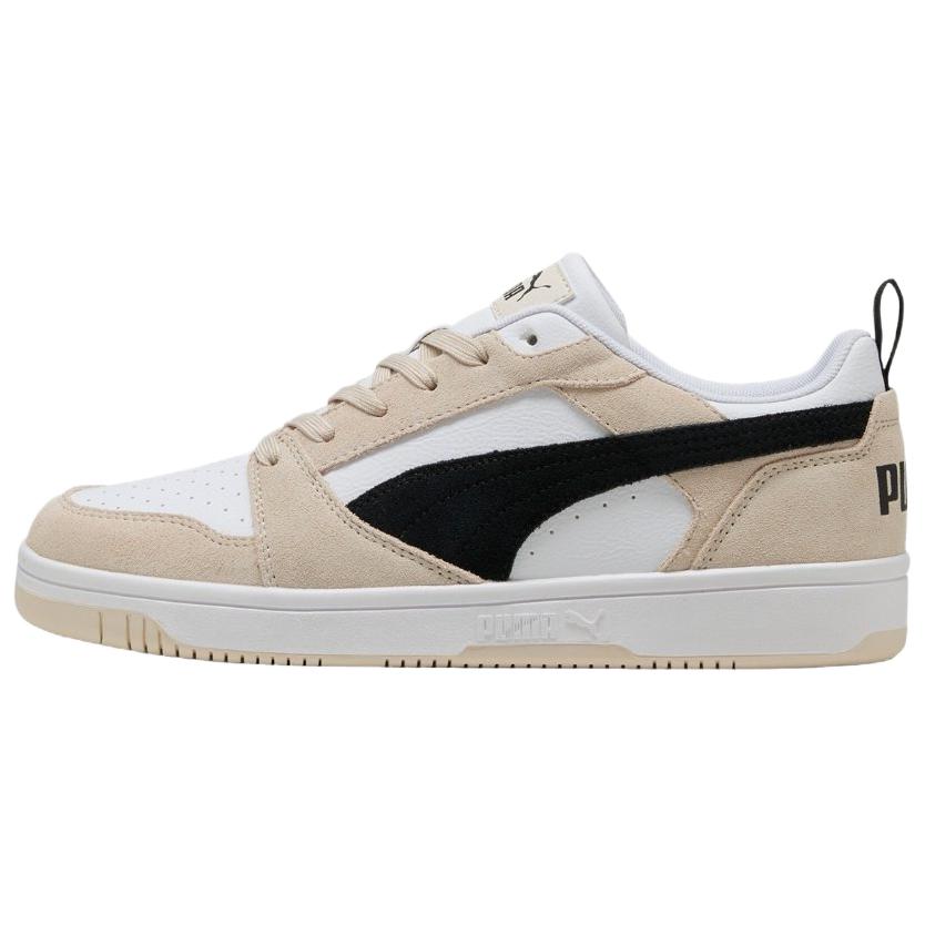 

PUMA Кроссовки для скейтбординга Rebound V6, износостойкие, низкие, белые, мужские