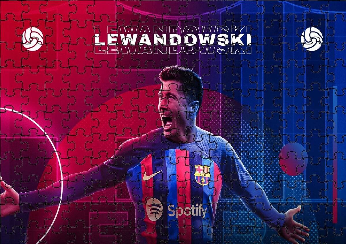 

Пазл 35 деталей: Barc elona Rl9 + Сумка с принтом bez marki