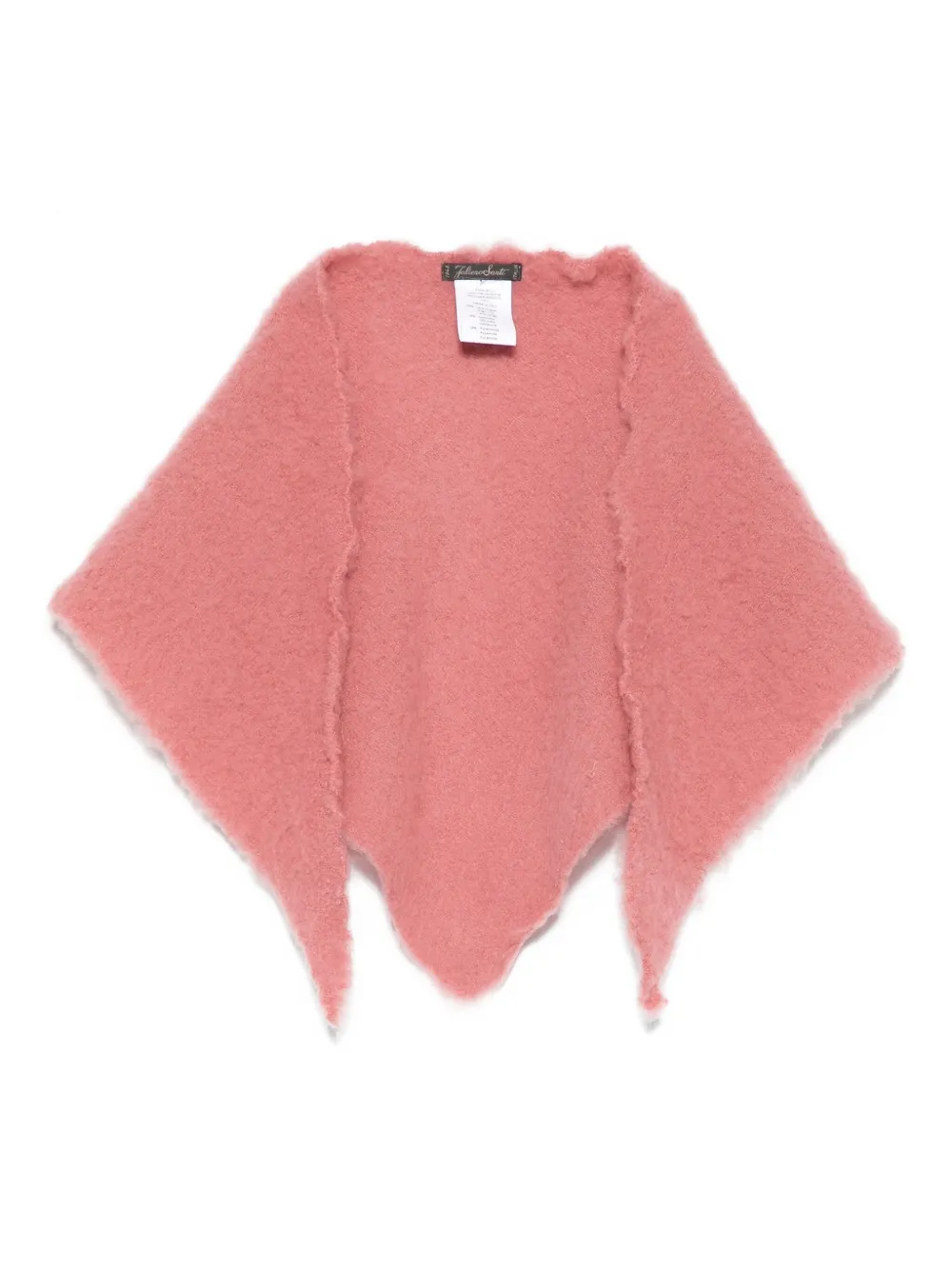 

Шарф с бахромой Faliero Sarti, розовый