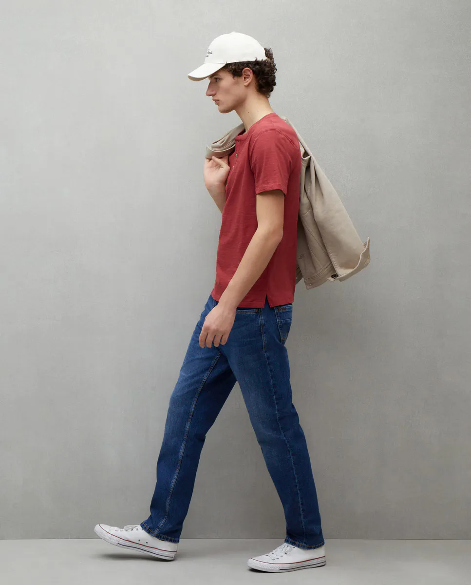 

Мужские прямые джинсы стрейч Easy Wear, голубой