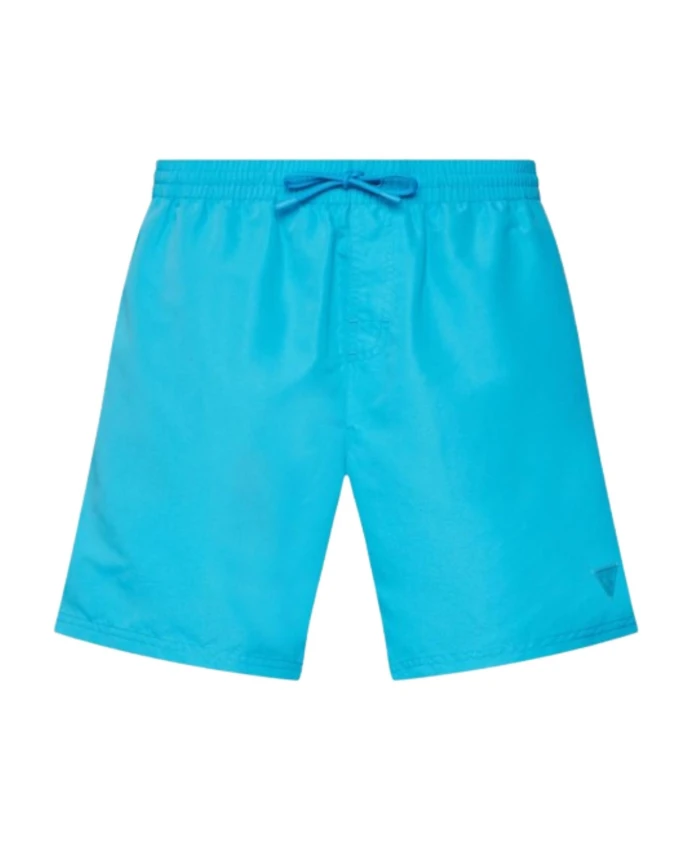 

Простые синие плавки из полиэстера Guess, синий