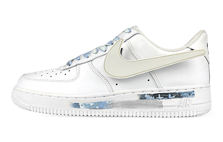 

Кроссовки Nike Air Force 1 Skateboarding Shoes Men Low-top White/blue/black, белый