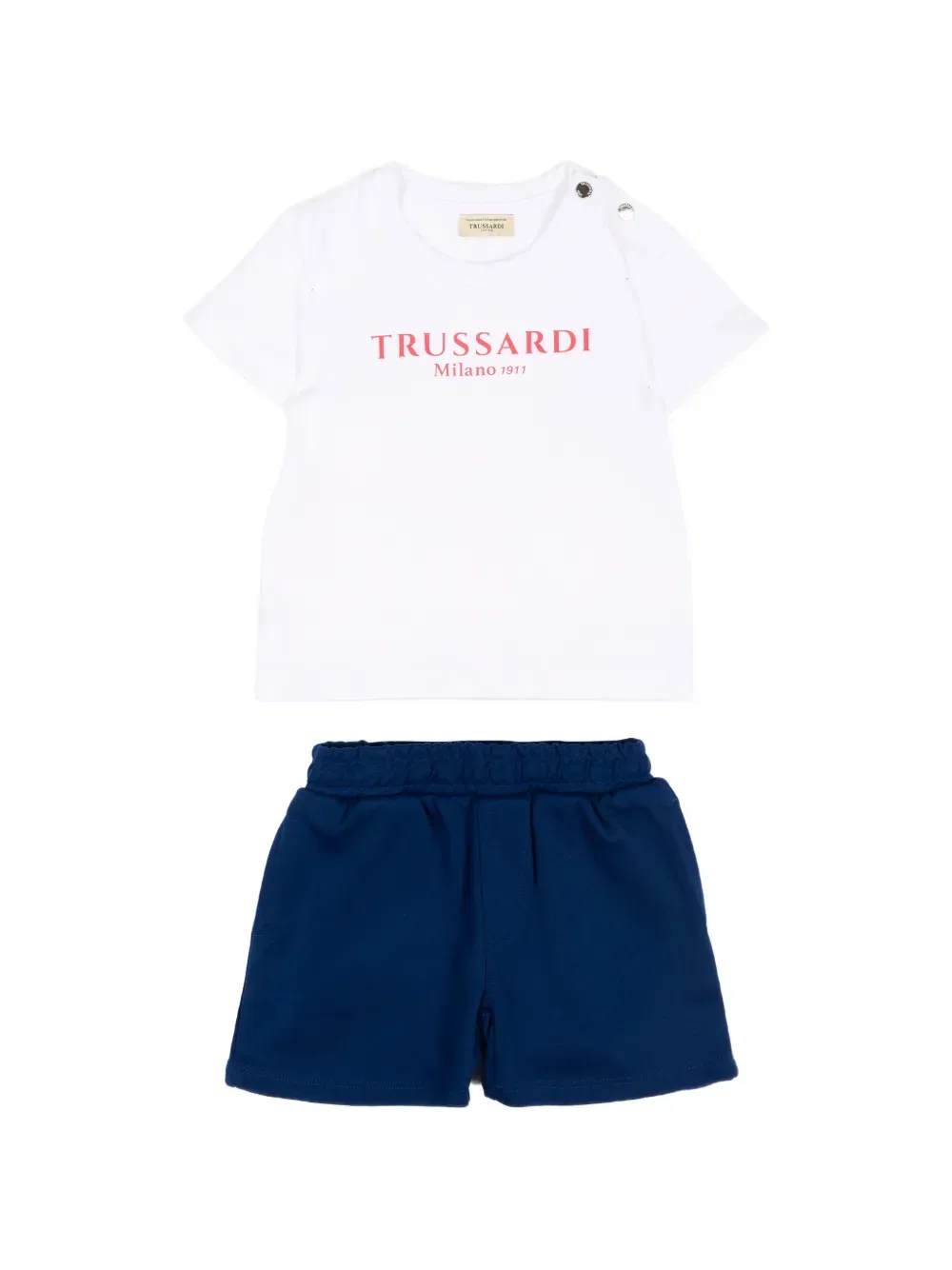 Спортивный костюм с логотипом Trussardi Junior, белый