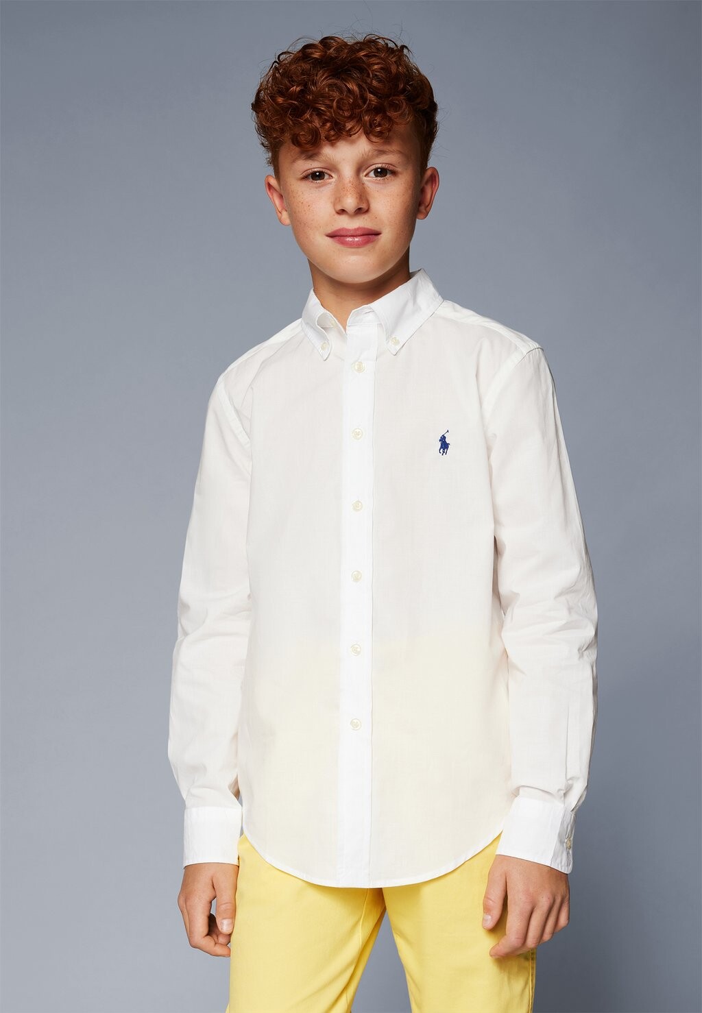 

Рубашка COTTON POPLIN SHIRT Ralph Lauren, белый