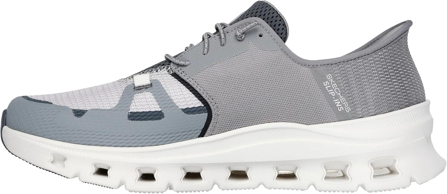Мужские кроссовки Skechers Glide-Step с подошвой для свободного вставления, серый — фото 3