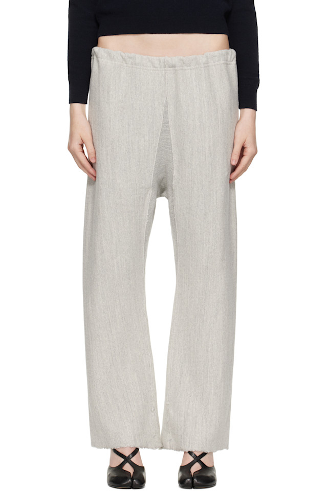

Джерси домашние брюки Maison Margiela, серый