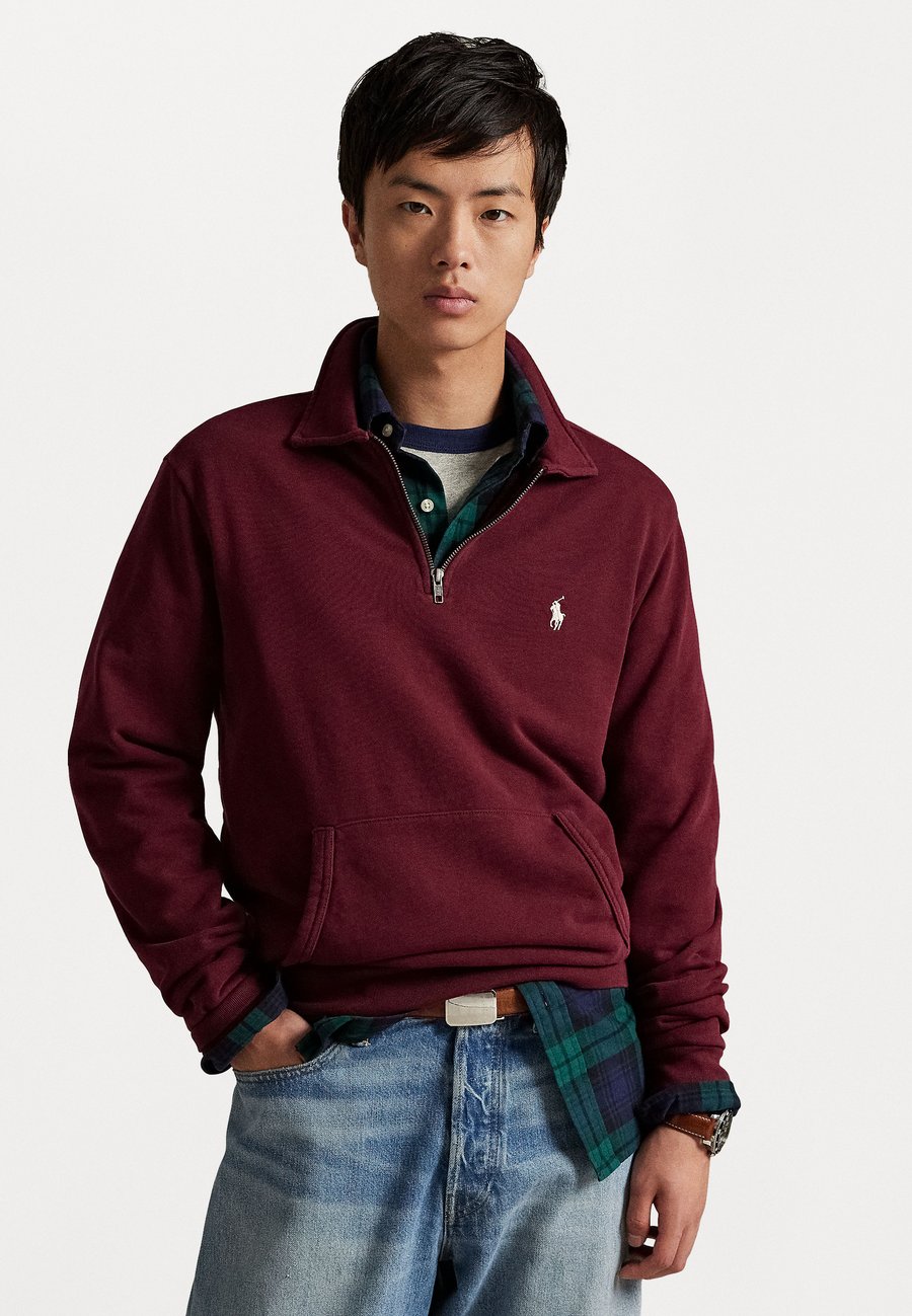 

Толстовка Polo Ralph Lauren LOOPBACK FLEECE QUARTER-ZIP SWEATSHIRT, Classic Wine/Dark Red