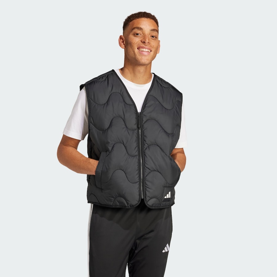 Спортивный жилет ADIDAS SPORTSWEAR Nuganic, черный — фото 2