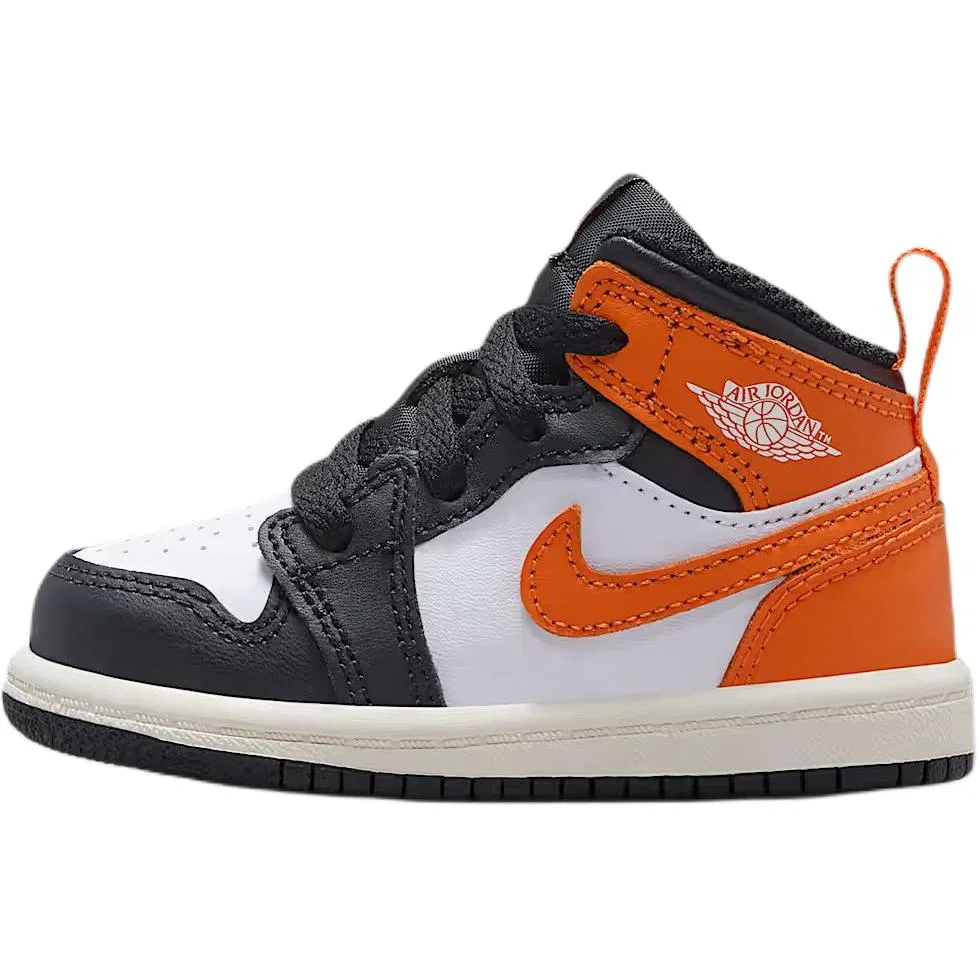 Кроссовки Air 1 Mid top Toddler Shoes Black Infant And Toddler Jordan