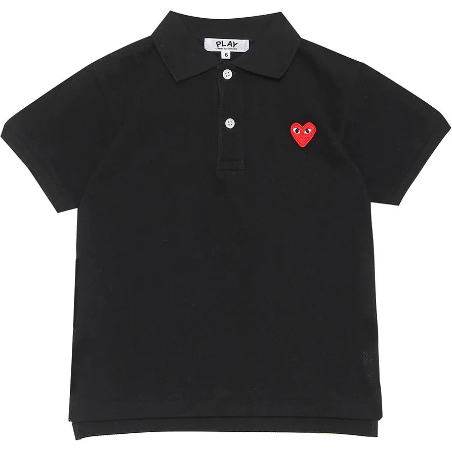 Поло PLAY Comme Des Garcon Black детское