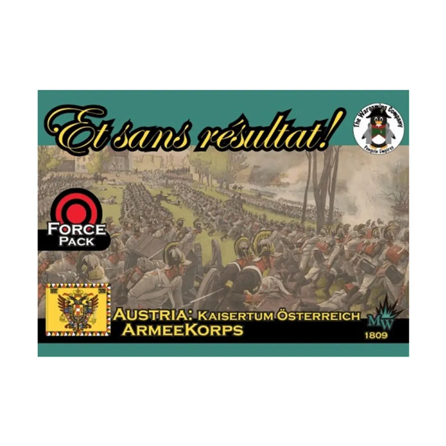 

Австрийский армейский корпус Kaisertum Osterreich (середина войны) Force Pack, ESR Napoleonics Miniatures - Austria (10mm)