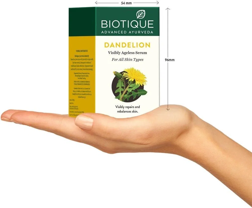 Сыворотка осветляющая с одуванчиком Ech Biotiue Bio Dandelion Visibly Ageless Serum, 40 мл — фото 2