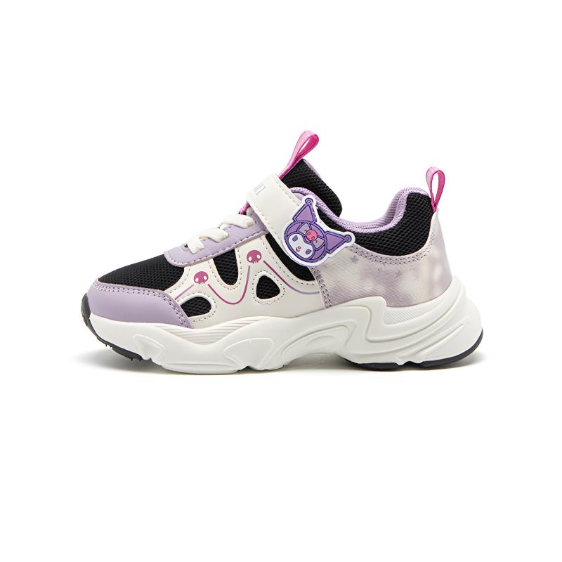 

Kulomi устойчивые к истиранию легкие амортизирующие низкие кроссовки для детей Sanrio, фиолетовый/черный