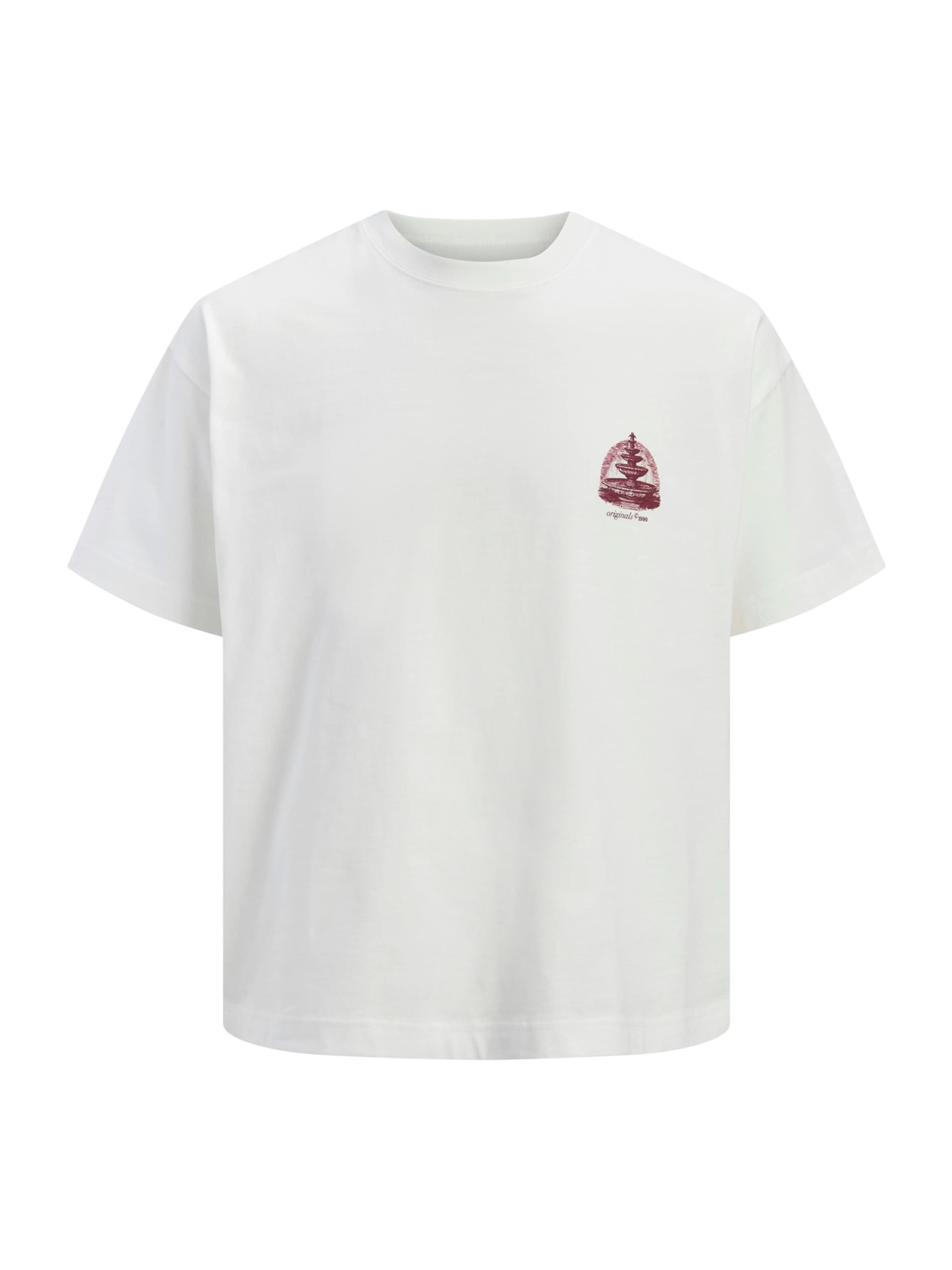 

JACK & JONES Футболка 'JORMAINE' в белом цвете