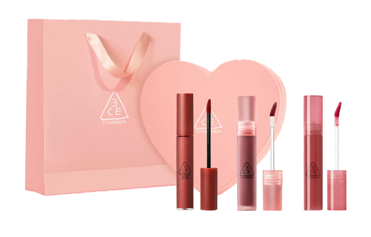 

Ограниченная серия ко дню святого валентина блеск для губ с сердечками стойкий без перехода 4g/4.6g/4.7g 3CE