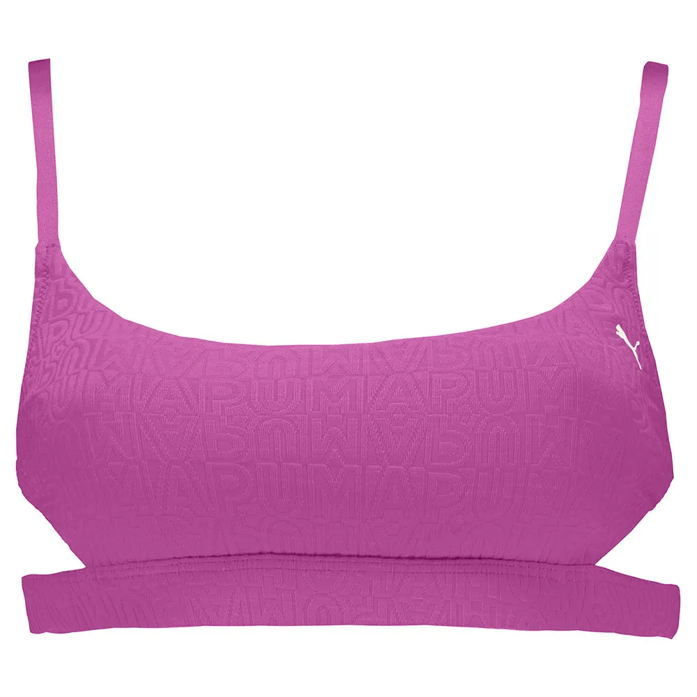 

Топ бикини Puma Jacquard Peekaboo, фиолетовый