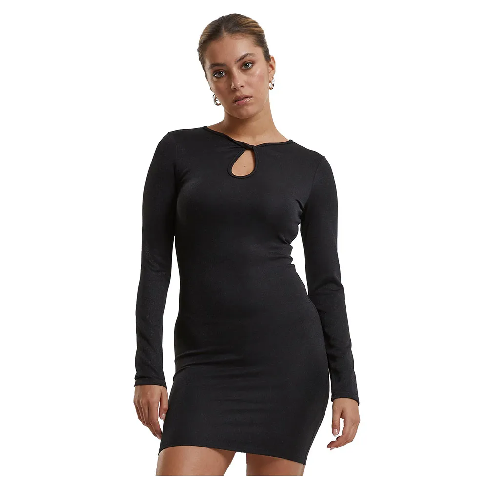 

Платье Urban Classics Glitter long sleeve, черный