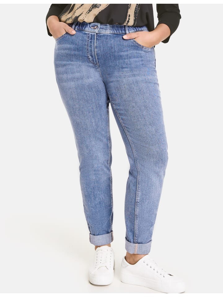

Джинсы SAMOON Hose lang, цвет blue denim