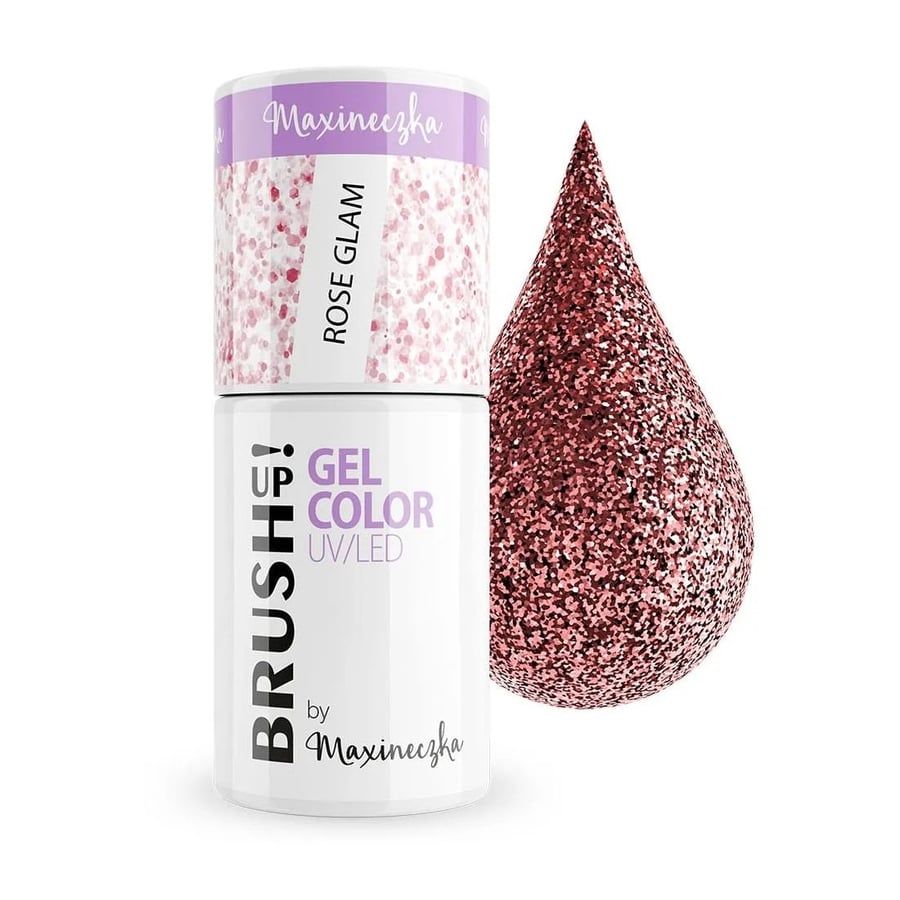 

BrushUp!, Гибридный лак для ногтей Gel Color UV/LED Rose Glam 5 г
