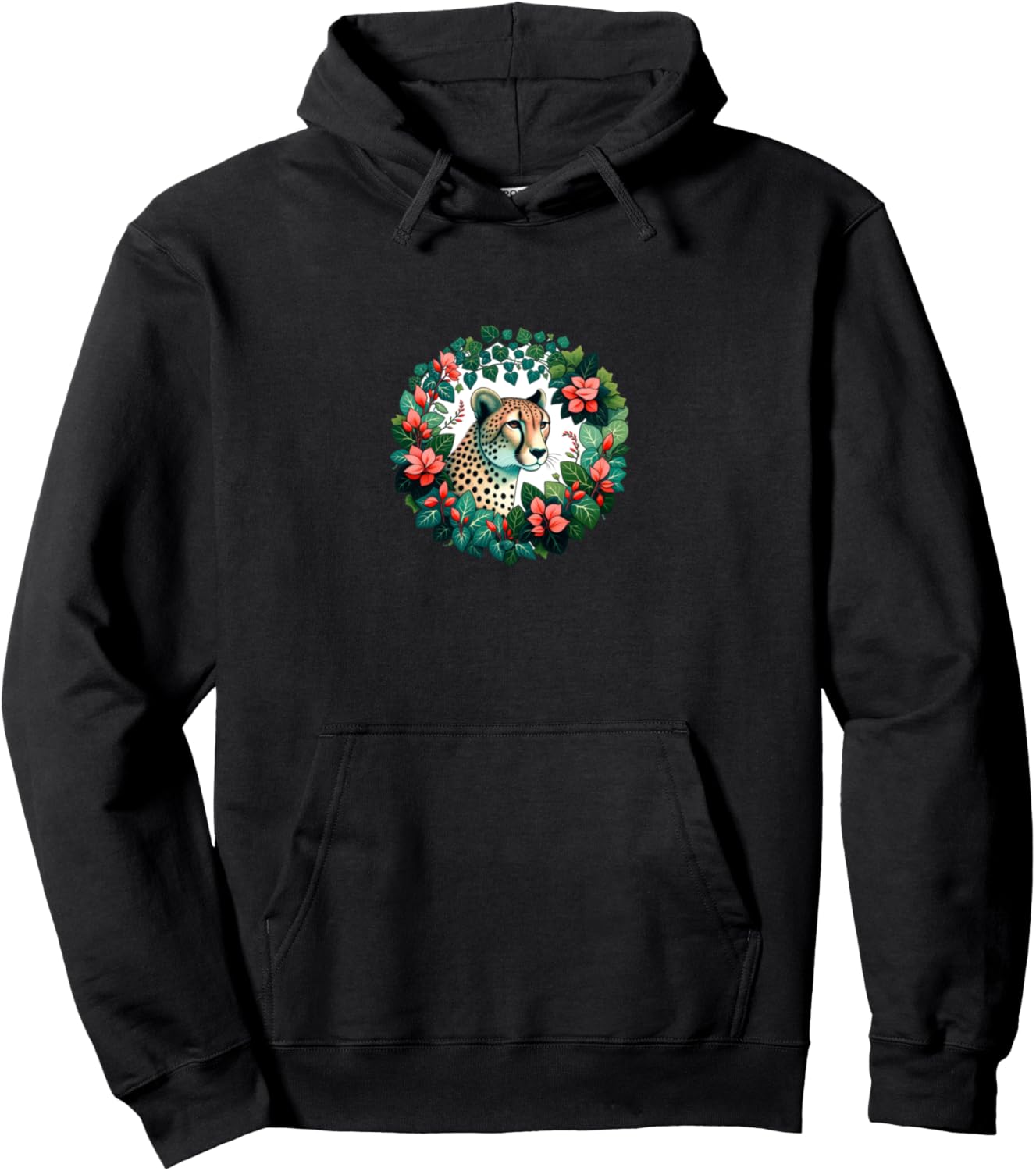 

Иллюстрация гепарда Милая иллюстрация гепарда Толстовка Retro Cheetahs Lovers Snugg, черный